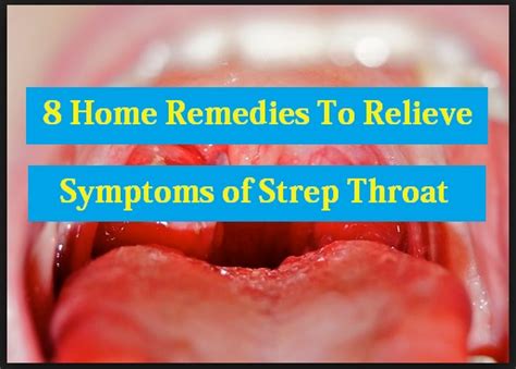 8 Home Remedies To Relieve Symptoms Of Strep Throat Ph Juander