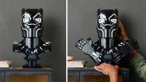 Lego Reveals 3000 Piece Black Panther Life Sized Bust