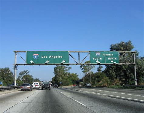 California Aaroads Northbound Interstate 5 In Los Angeles County