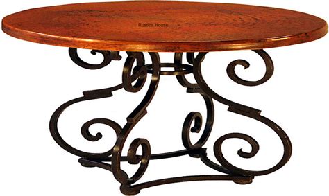 Handcrafted Colonial Copper Dining Table Custom Copper