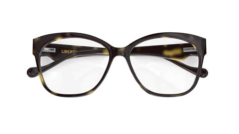 Liberty London Womens Glasses Ll 11 Tortoiseshell Angular Plastic Acetate Frame 249