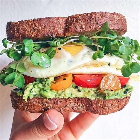Avocado And Egg Breakfast Sandwich Recipe The Feedfeed