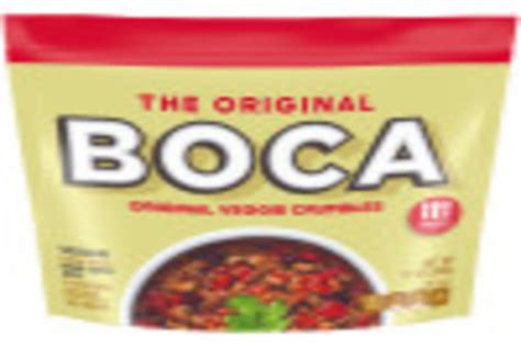 Boca Veggie Ground Crumbles Made With Non Gmo Soy 12 Oz Pouch My Food