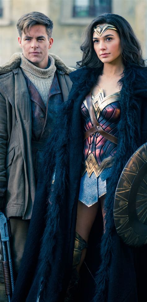 1440x2960 Chris Pine And Gal Gadot In Wonder Woman Samsung Galaxy Note