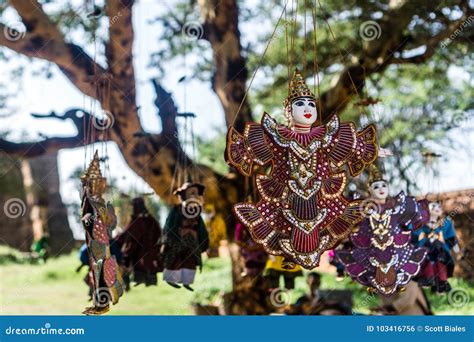 Bagan Myanmar Stock Photo Image Of Bagan Dolls Hanging 103416756