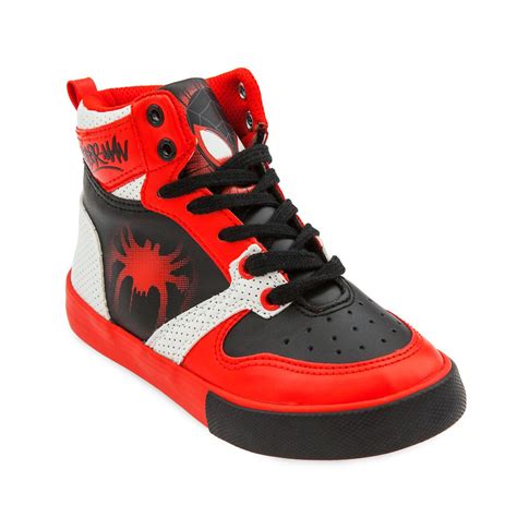 Spider Man Into The Spider Verse High Top Sneakers For Kids Disney Store