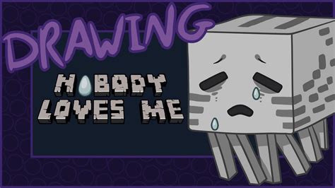 Drawing A Minecraft Ghast Nobody Loves Me Youtube