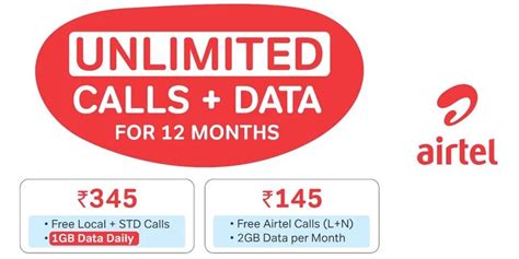 Airtel Starts Offering Unlimited Calls And 1gb Data Per Day Pack For 12