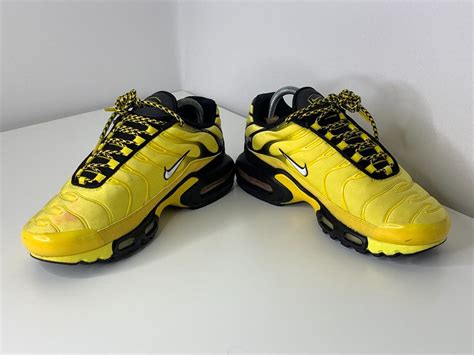 Nike Air Max Plus Tn Frequency Pack Yellow Black White Mens Av7940 700