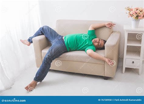 Lazy Person On Couch