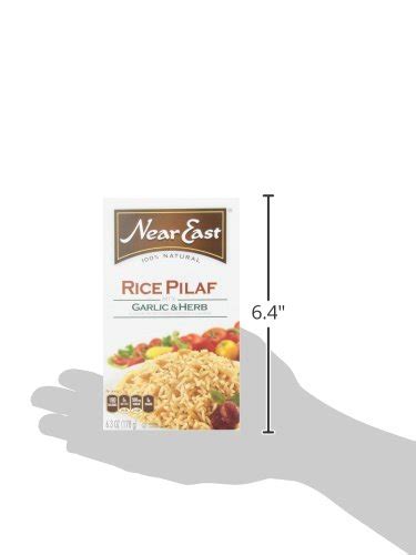 Quaker Near East Rice Pilaf Mix Garlic Herb 6 3 Oz Pack Of 12 Boxes