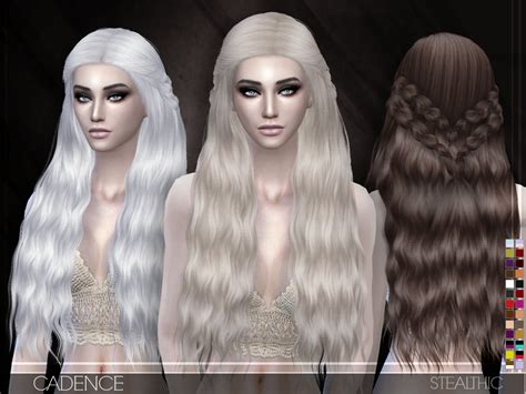 Stealthic Cadence Hairstyle ~ Sims 4 Hairs