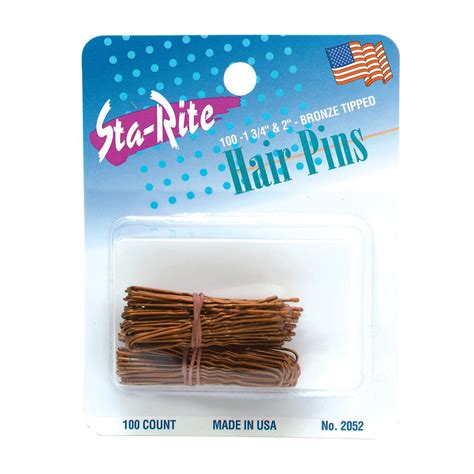 Sta Rite Bronze Assorted Hair Pins