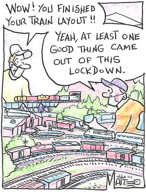 Model Railroad Humor Lockdown Trains
