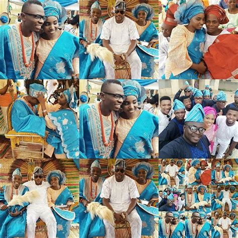 First Photos From The Traditional Wedding Of Odunlade Adekolas Brother
