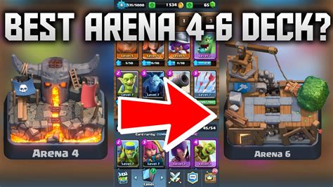 Here are present the best decks in clash royale for arena 4 (p.e.k.k.a's playhouse), this arena 4 decks are usable from 1100 to 1400 trophy range, using hog rider, freeze and more cards. BEST ARENA 4-6 DECK | Clash Royale Deck Review #1 | GIANTS ...
