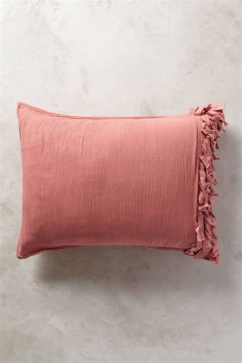 Anthropologie Georgina King Duvet Cover 2 Standard Shams Dusty Rose