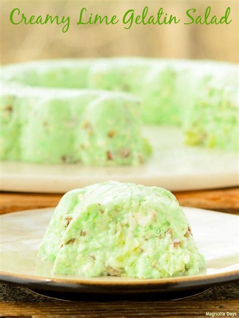 .jello salad recipes thanksgiving relish tray recipes thanksgiving chocolate cake recipes thanksgiving dips recipes thanksgiving potatoes recipes thanksgiving beef recipes thanksgiving corn casserole recipes thanksgiving green salad recipes thanksgiving. Creamy Lime Gelatin Salad for Retro #SundaySupper | Recipe ...