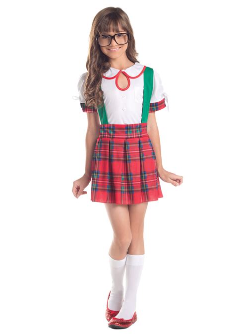 Girls Classroom Nerd Costume