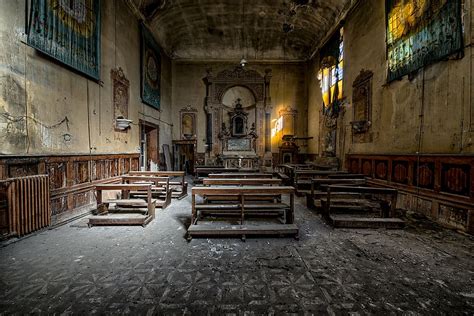 Hd Wallpaper Abandoned Church Empty Architecture Building