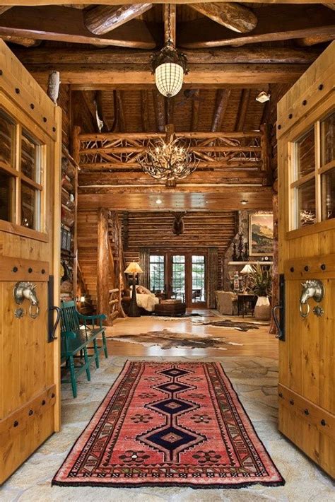 Decorating The Western Style Home Log Homes Log Home Living Rustic