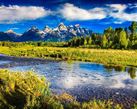 Grand Teton National Park Wyoming Rocky Mountains Beautiful Nature Mountain Scenery Desktop