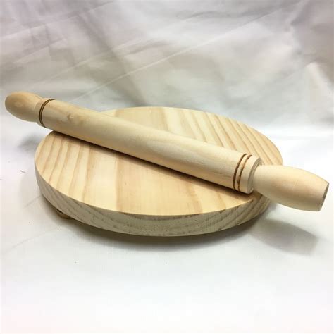 Authentic Hand Crafted Mexican 2 Piece Tortilla Rolling Pin Set 100