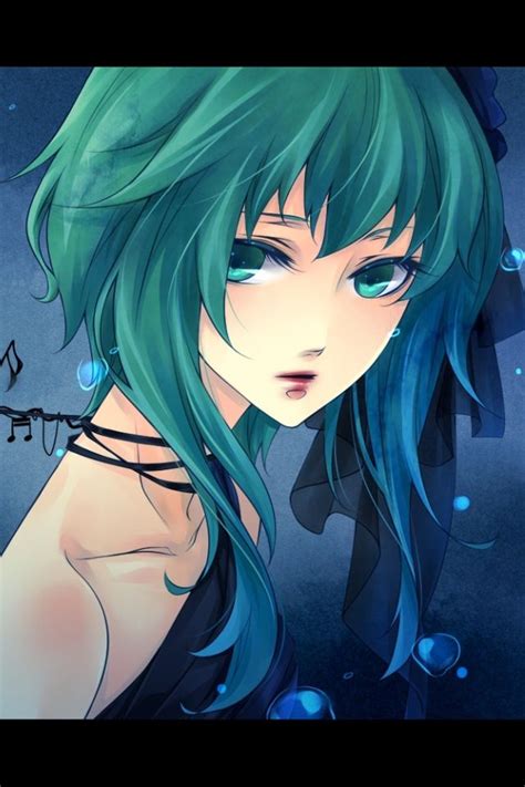 Pin By Becca On Random Animevocaloid Anime Hair Color Green Hair