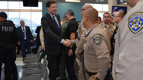 Fbi Director Visits First Responders From San Bernardino Terror Attack