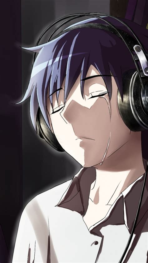 19 Wallpaper Hoodie Depressed Anime Boy