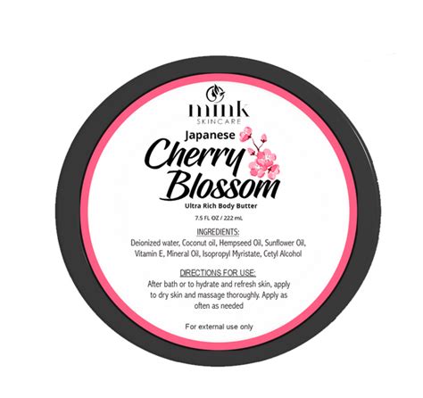 Japanese Cherry Blossom Ultra Rich Body Butter Miracle Mink Hair Wholesale Inc