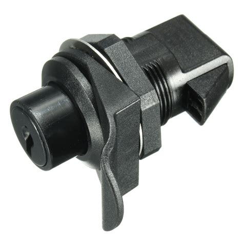 Toggle action has an over center lock point. Push Button Latch with Key For Motorcycle Boat Door ...