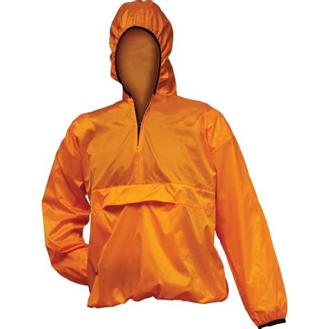 All Weather All Weather Pull Over Orange Rain Jacket