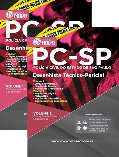 Apostila Pc Sp Desenhista T Cnico Pericial Vagas De Emprego