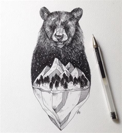 Awesome Sketches Pen Drawings By Alfred Basha 99inspiration