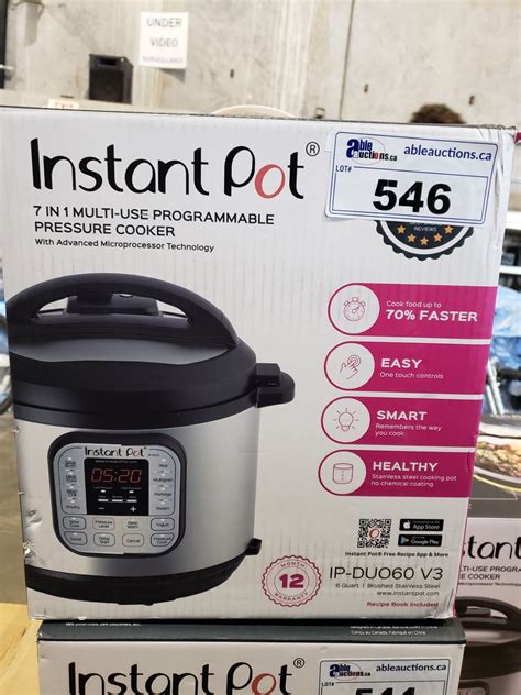 Instant Pot 7 In 1 Multi Use Programmable Pressure Cooker Ip Duo60 V3 6