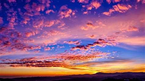 Golden Hour 4k Wallpaper Sunset Clouds Landscape 5k