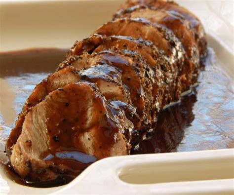 The best beef tenderloin recipe. Pork Tenderloin with Sauce Poivrade - Frugal Hausfrau