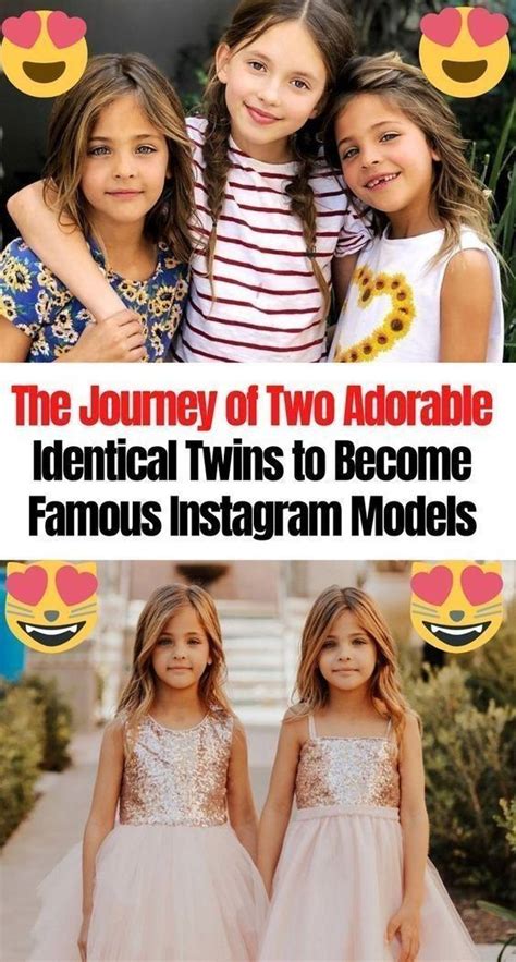 The Journey Of Two Adorable Identical Twins To Become Famou Artofit