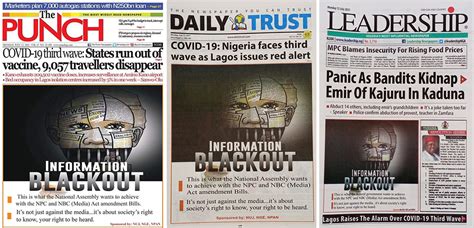 Nigerian Media Unite Against Buhari Govt S Quest To Censor Press