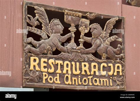 Krakow Restaurant Sign Hi Res Stock Photography And Images Alamy