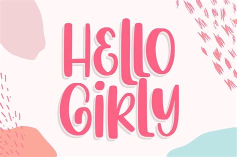 Hello Girly A Girly Handdrawn Font 714304 Display Font Bundles