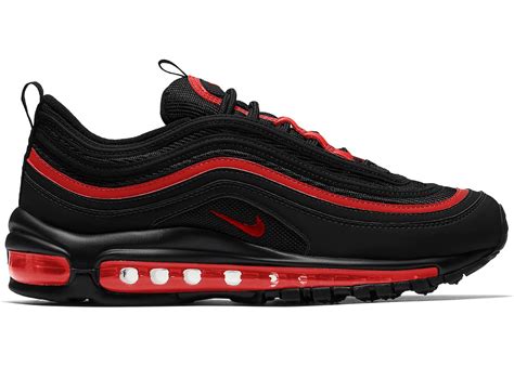 Nike Air Max 97 Black Chile Red Gs 921522 023