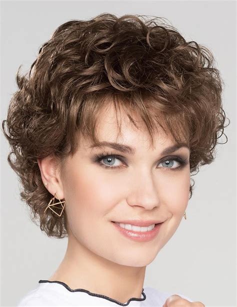 Fashion Natural Curly Short Brown Wig Rewigs Co Uk