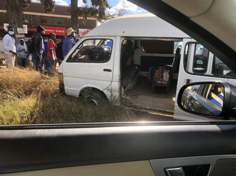 Another Kombi Carrying Passengers Crashes During Chase With Police Pindula News