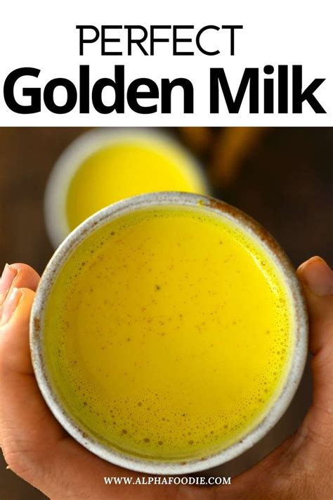 Easy Minute Golden Milk Recipe Golden Milk Turmeric Recipes