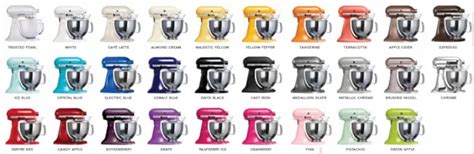 Kitchenaid Mixer Colors Kitchen Tools And Small Appliance Reviews