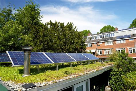 Green Roofs Solar Power A Study In Efficiency