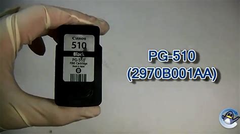 How To Refill Canon Pg 510 Black Ink Cartridge Youtube