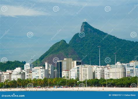 Rio De Janeiro Skyline Stock Image Image Of Beach Buildings 19983157